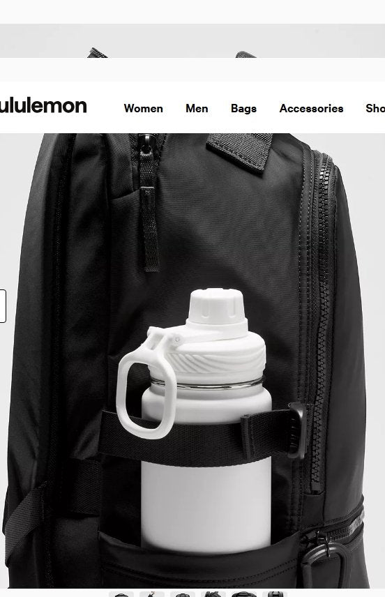 Lululemon New Crew Backpack 22L Updated Black