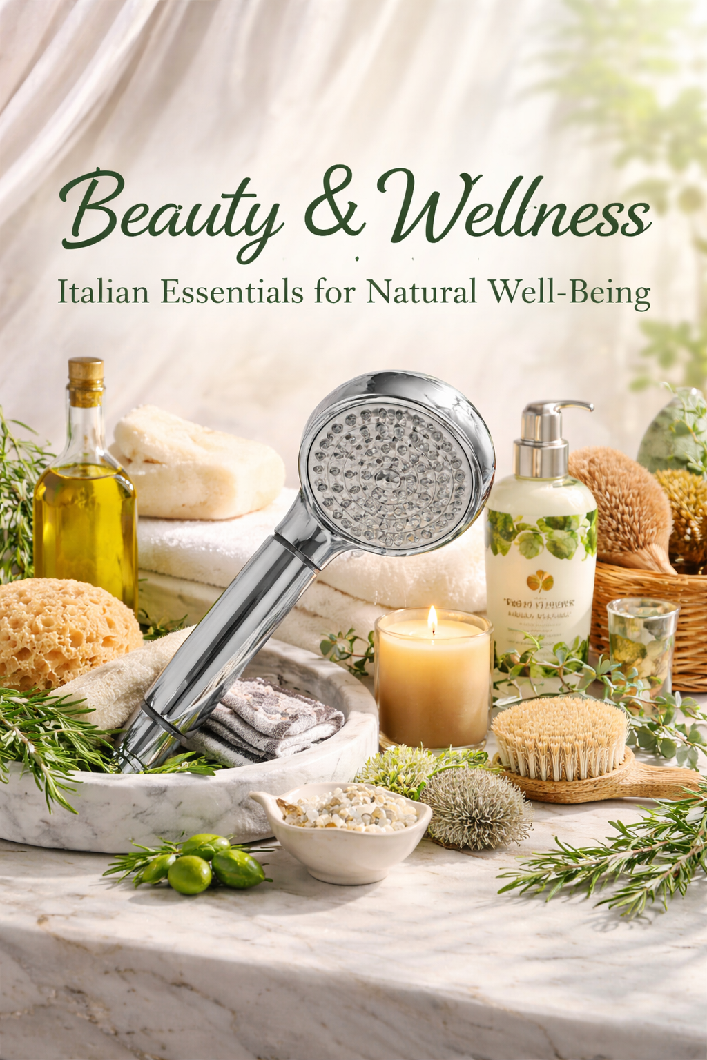Bafayago Filtered Aromatherapy Handheld Shower Head for Hard Water - High Pressure Filter to Remove Impurities - Clinically Proven for Healthier Skin & Hair multi fragrance