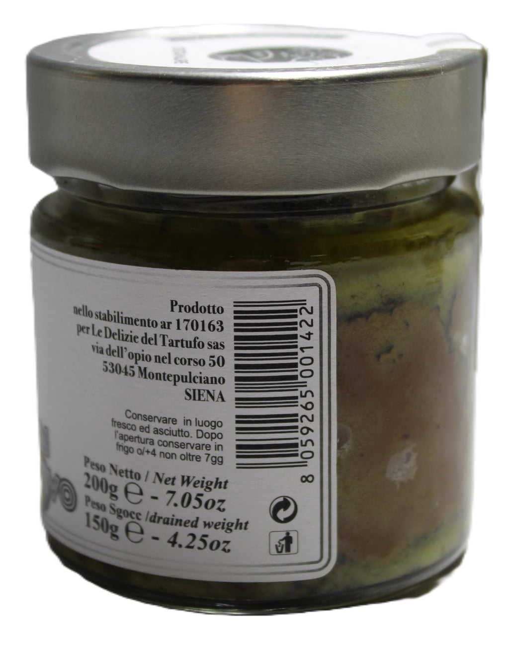 Summer Truffle Slices in Extra Virgin Olive Oil, Italian Gourmet Lamelle di Tartufo Estivo, Truffle Carpaccio, Rich & Aromatic Black Truffle Shavings, Premium Made in Italy Condiment, 7.05 oz