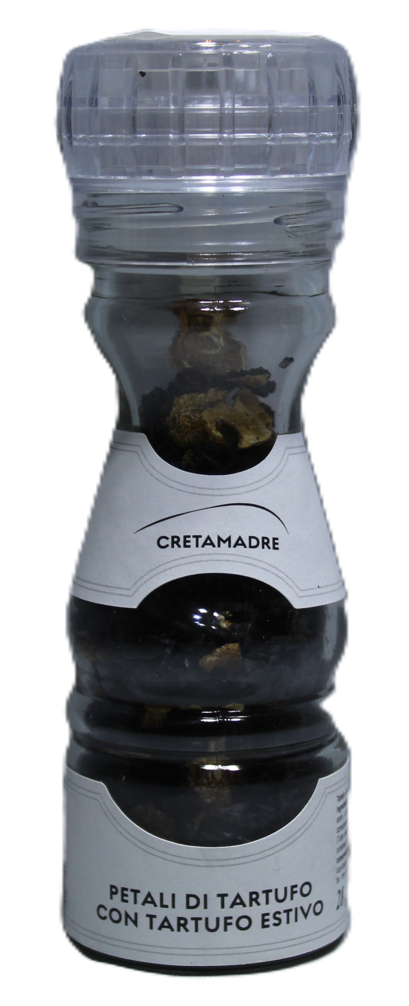 Cretamadre Petali di Tartufo con Tartufo Estivo, Premium Summer Truffle Petals Grinder, Dehydrated Truffle Slices, Gourmet Italian Seasoning, 28g