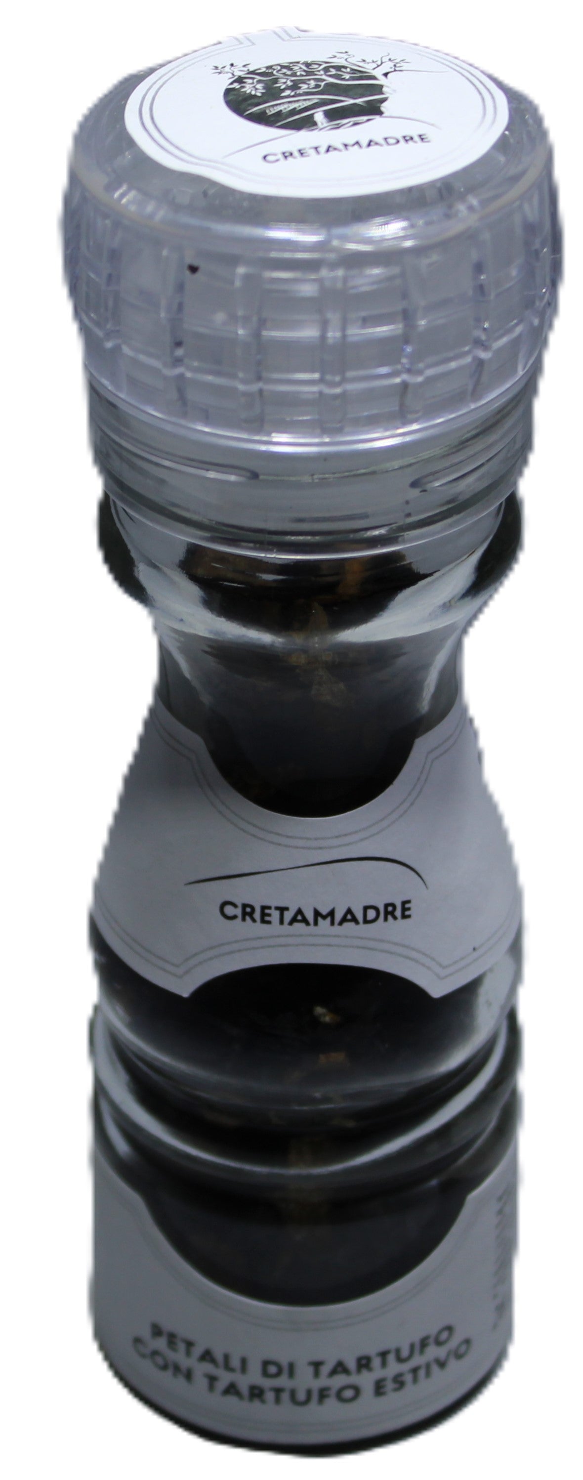 Cretamadre Petali di Tartufo con Tartufo Estivo, Premium Summer Truffle Petals Grinder, Dehydrated Truffle Slices, Gourmet Italian Seasoning, 28g