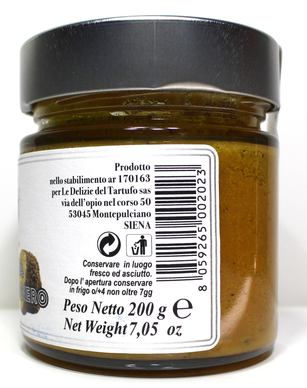 Cretamadre Pumpkin & Black Truffle Cream Spread, Gourmet Tuscan Condiment, Made in Italy, Summer Truffle Infused, Premium Italian Sauce, 7.05 oz (200g)